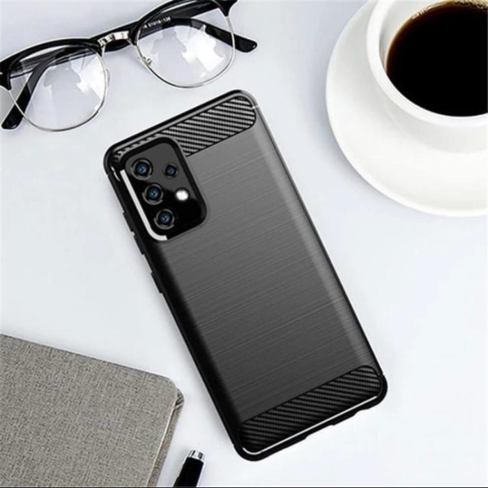 SAMSUNG GALAXY A52 LIKGUS FIBER SOFTCASE COVER TPU CASING CARBON CASE