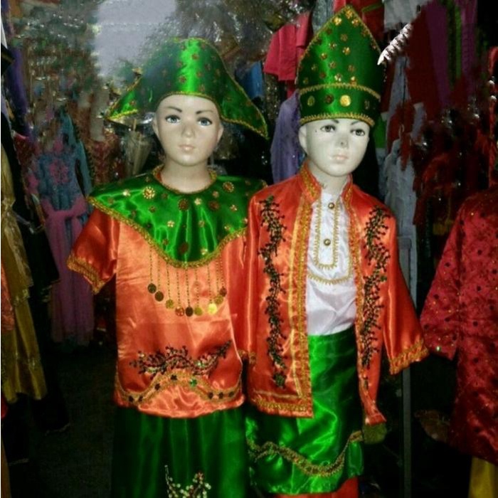baju adat Banjarmasin anak Pakaian Aksesoris