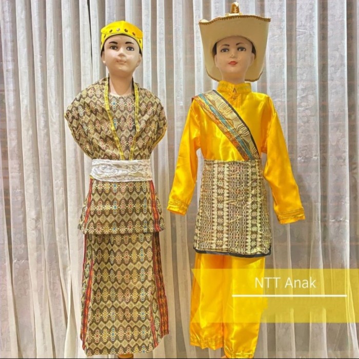 Baju Adat NTT Flores Anak / Pakaian Adat NTT Flores / Baju NTT Anak