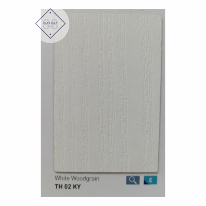 HPL TACO KODE TH 02 KY White Woodgrain (Woodgrain/Kayu)