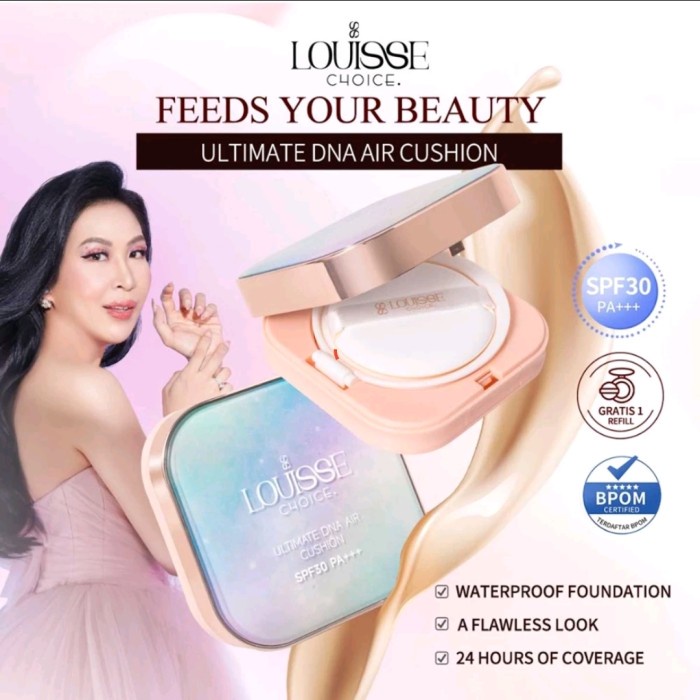 Terbaru Louisse Choice Ultimate Dna Air Cushion 10G+10G Chusion Mami Louisse