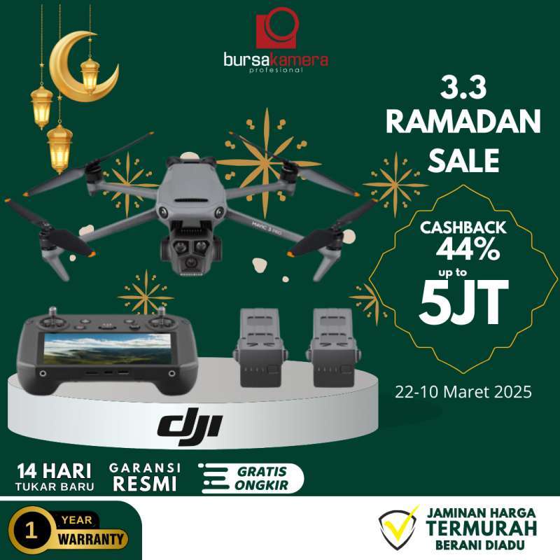 BKP DJI Mavic 3 Pro Fly More Combo (DJI RC Pro) GARANSI RESMI *