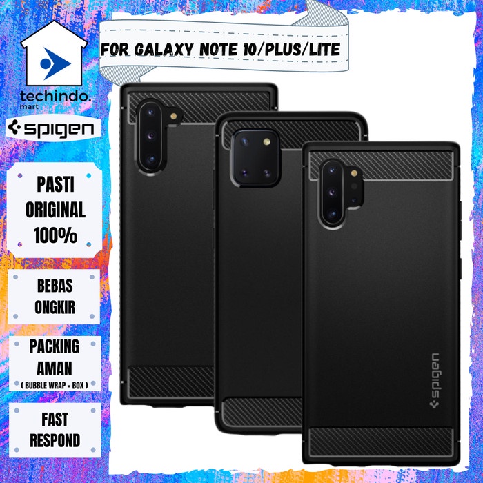 Case Samsung Galaxy Note 10 / Plus / Lite Spigen Rugged Armor Casing