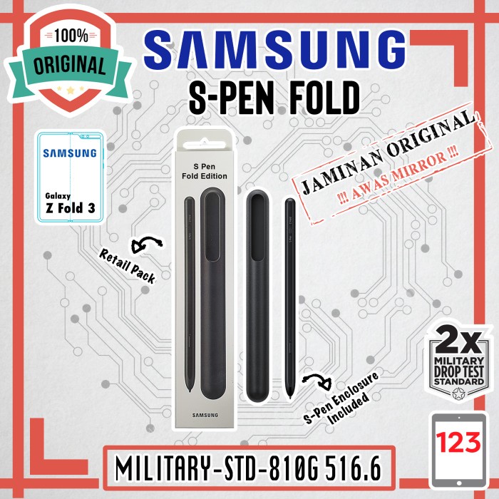 Case Samsung Galaxy Z Fold 3 Fold3 Samsung S-Pen S Pen Fold Original