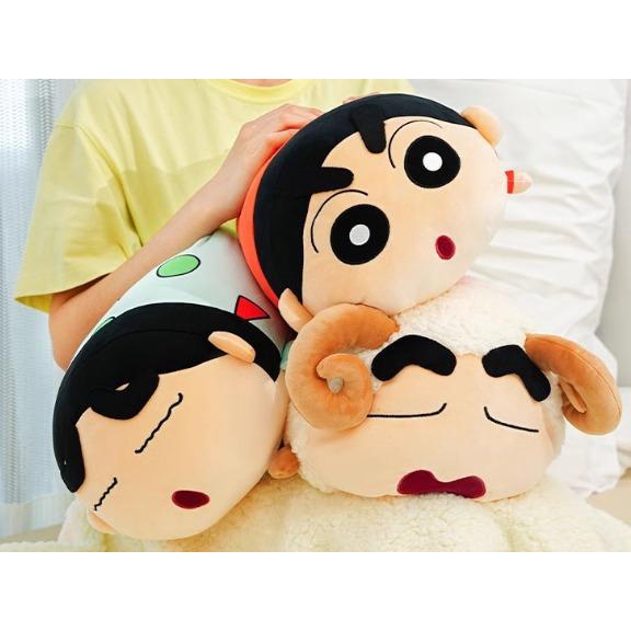 LDCX Crayon Shinchan - Shinchan Pajama Sheep Jumbo Big Size Plush Doll 60cm & 30 cm