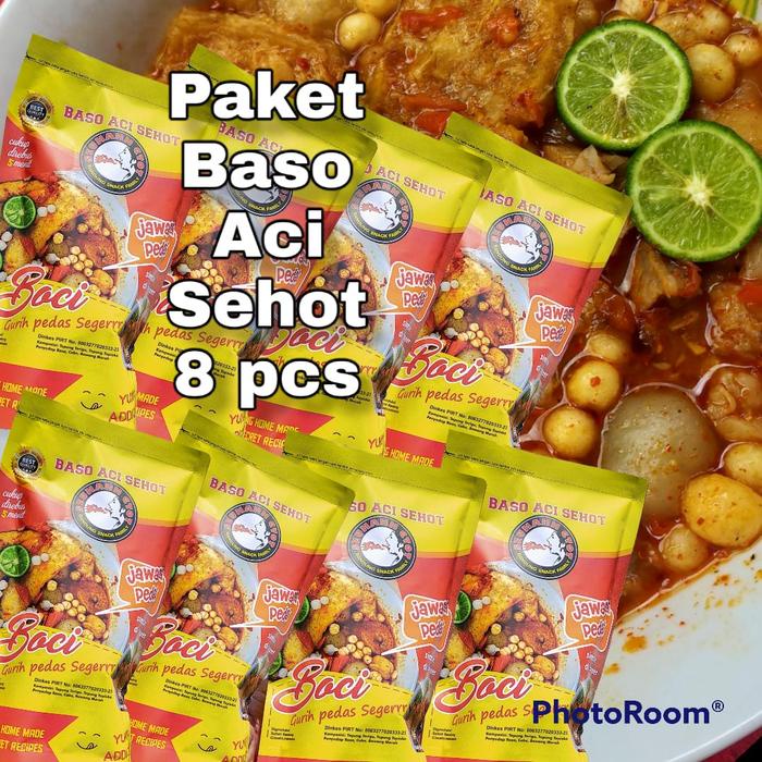 

Paket Baso aci sehot 8 bks Pedas Food Kuah Instan