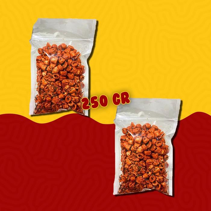 

Cemilan Sotong kering bumbu rajangemil 250 gram
