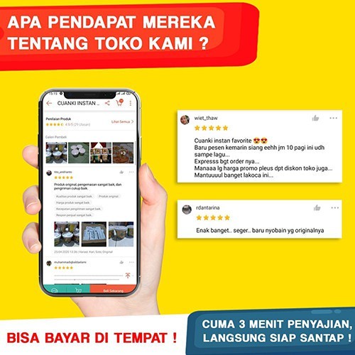 

Lakoca Cuanki Instan Original - Tinggal Seduh 3 Menit Langsung Siap!