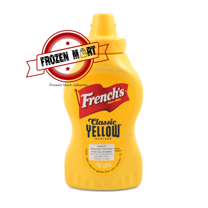 

FRENCH`S Classic Yellow Mustard (Squeeze) 226 Gr