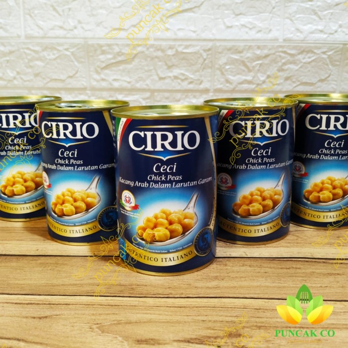 Cirio Ceci Chickpeas / Kacang Arab Dalam Larutan Garam Kaleng 400gr