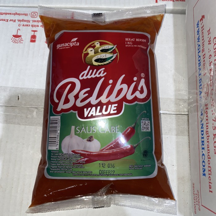 

Dua Belibis Value 1 kg saus sambal ( Bantal / Pillow )