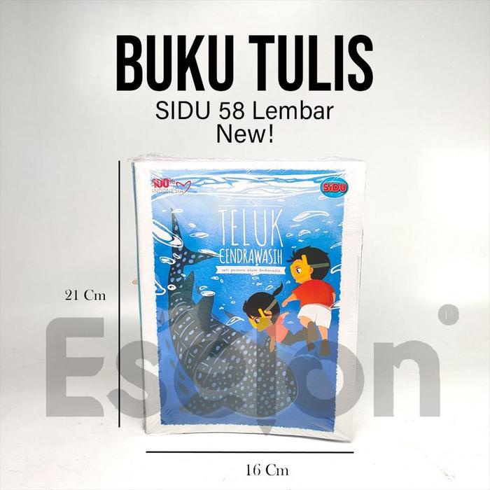 

Promo 10Pcs Buku Tulis Sidu Garis 58Lembar / 1Pack Buku Tulis Sidu 58Lembar Default Terlaris