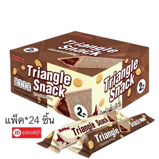 

TRIANGLE WAFER COKLAT MILL SNACK THAILAND ISI 24 PCS