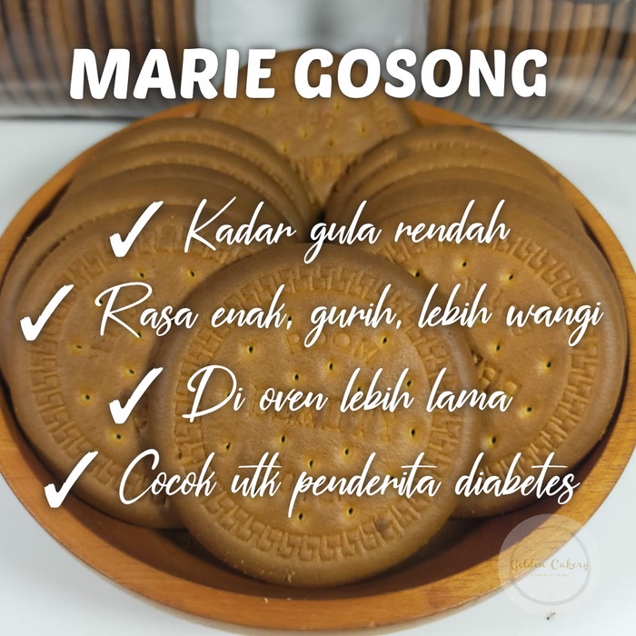 

BISKUIT BISCUITS MARIE MARI GOSONG TERLARIS PER 500GRAM