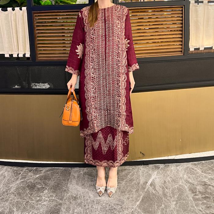 Lausboutique-Iskandar Set-Seri Globe-Setelan Batik Kondangan