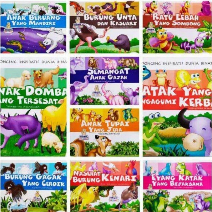 

Promo Paket 10 Pcs Buku Dongeng Inspiratif Dunia Binatang - Lingkar Media Berkualitas