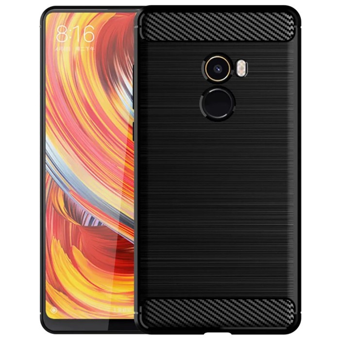 Technology - XIOMI MI MIX 1 6.4 MI MIX 2 CASE CARBON FIBER SOFTCASE RUGGED MATTE
