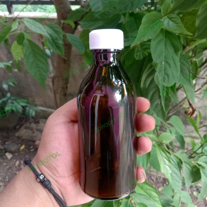 (BestSeller) BOTOL KACA COKLAT 200 ML / BOTOL COKLAT / BOTOL KACA