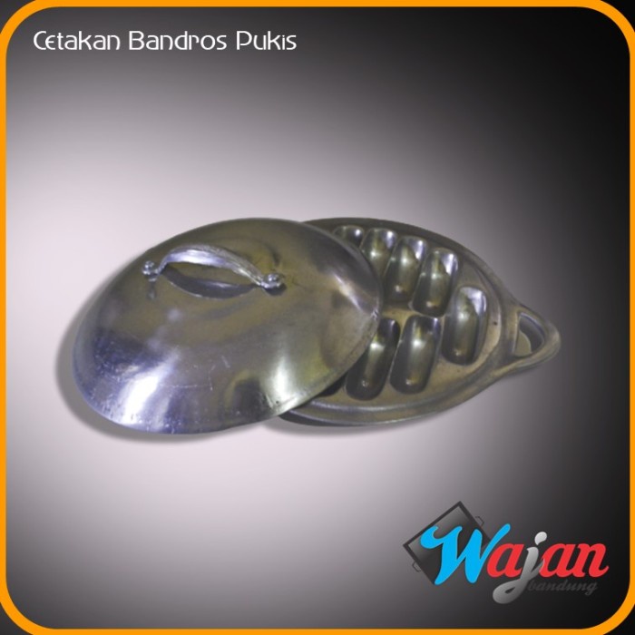Sale Terbatas Cetakan Kue Pukis Bandros Pancong 12 Lubang Bulat Plus Tutup Aman