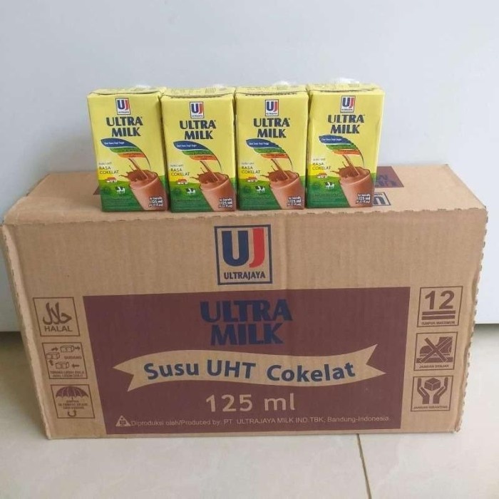 

(BestSeller) SUSU UHT ULTRA MILK 125 ml 1Dus isi 40 pcs