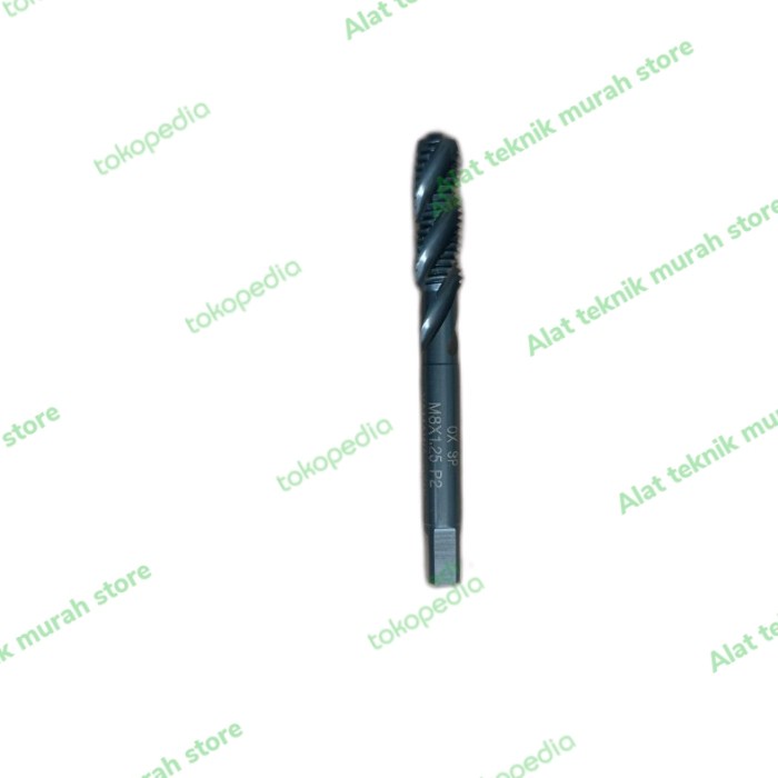 JTTOP" TAP MESIN YAMAWA M8 X 1.25 SPIRAL MILING BUBUT DRAT OTOMATIS MURAH