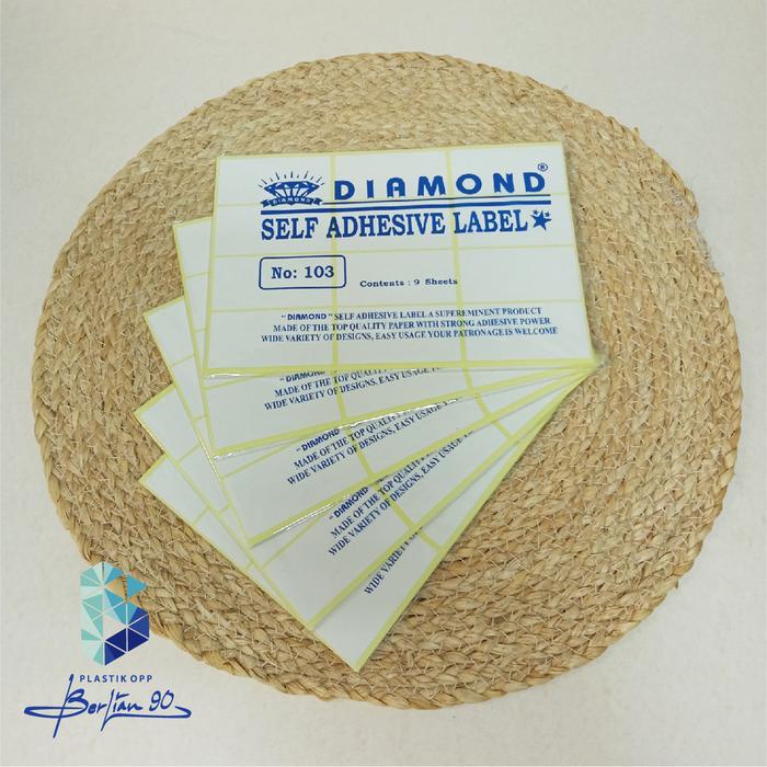 Terbaru 1 Ball Label Stiker Undangan 103 Untuk Nama Undangan Isi 25 Pack Cod