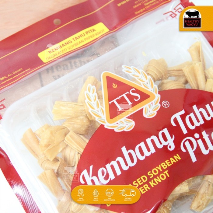 

(BestSeller) Kembang Tahu Bentuk Pita Kering TTS Dried Soy Bean Healthy Wagyu