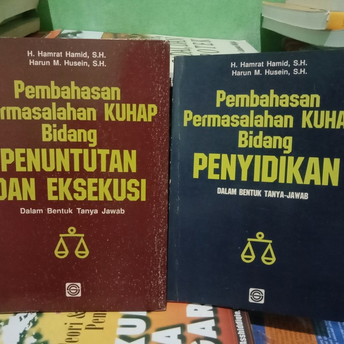 

Promo Pembahasan Permasalahan Kuhap Bidang Penyidikan Penuntutan Eksekusi Packing Aman