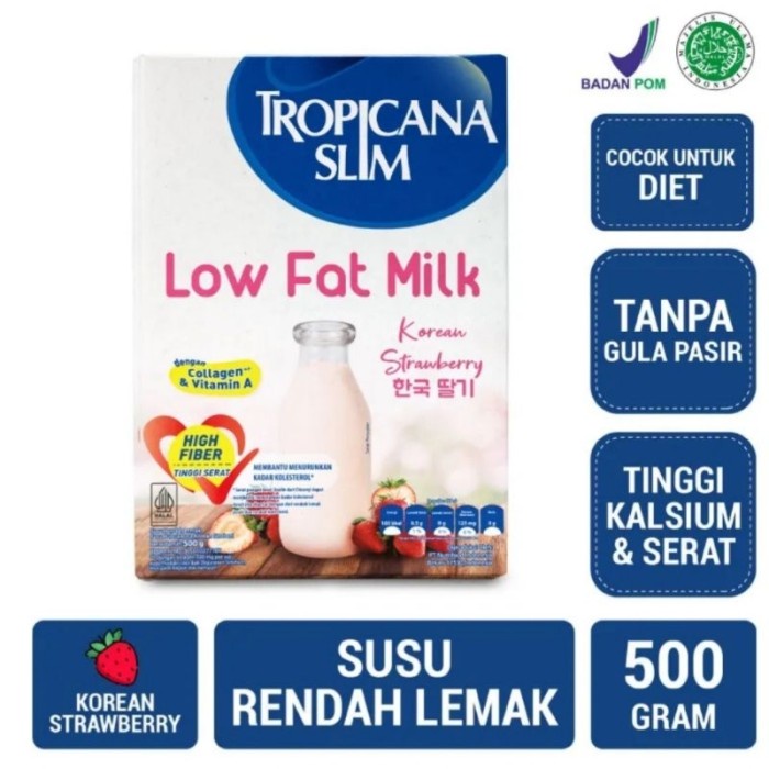 

(BestSeller) Tropicana Slim Susu Low Fat 500 gr