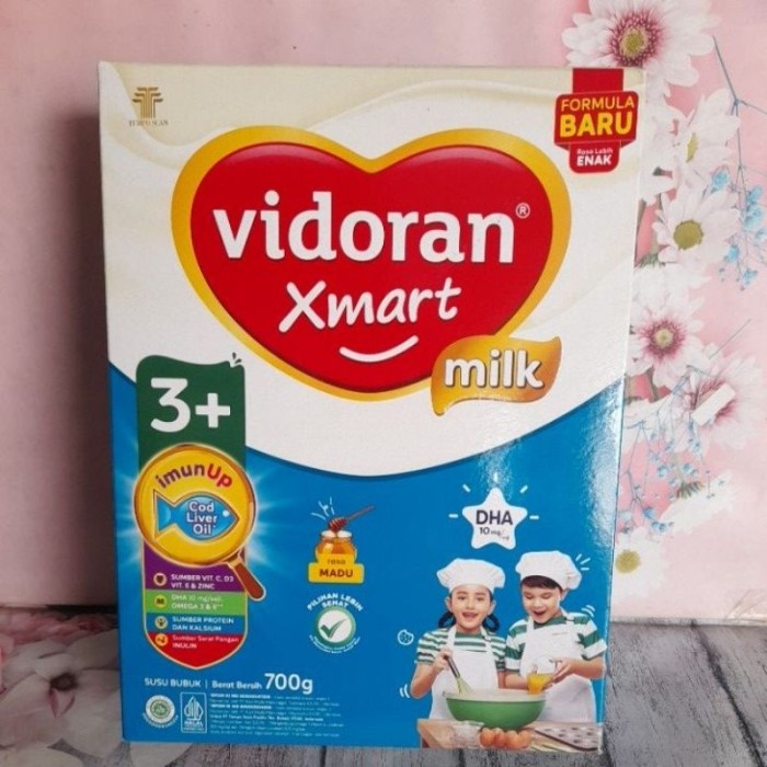 

(BestSeller) Vidoran Xmart 1+/3+/5+ Rasa Madu/ Vanila/Coklat 700Gr