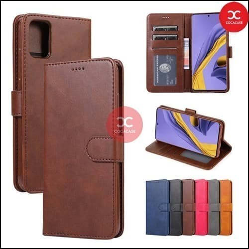 Case Samsung Galaxy A32 A52 A72 Flip Wallet Leather Case Dompet