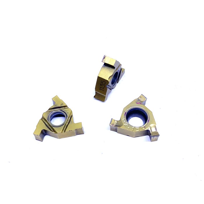 JTTOP" INSERT ULIR DRAT LUAR MMT 16 ER TEBAL ULIR 2.15 MM SANDVIK BEKAS SEKEN