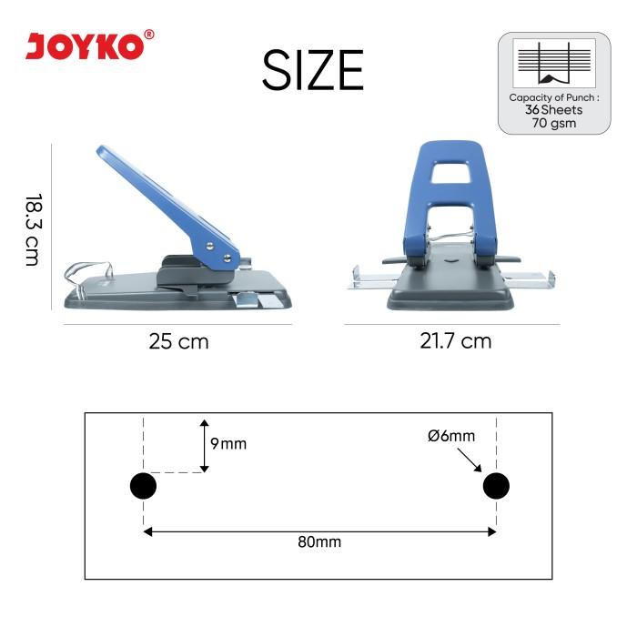 

Jual [READY] Heavy Duty Punch Pembolong Kertas Joyko P95