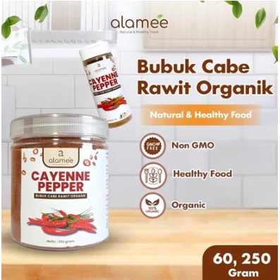 Promo Cayenne Pepper Powder / Cabai Rawit Bubuk - Organic Provence Bsize Packing Aman