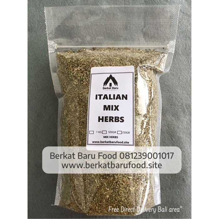 

Produk Terbaru Italian Mix Herbs 250 Gr / Bumbu Italian Mix Herbs 250 Gr / Mix Herb 250 Gr Cod
