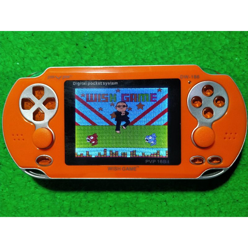 ELEKTRO11- Murah bisa cod PVP wish game 16 bit type DW 186 layar lebar 2 analog Game bot Game Boy