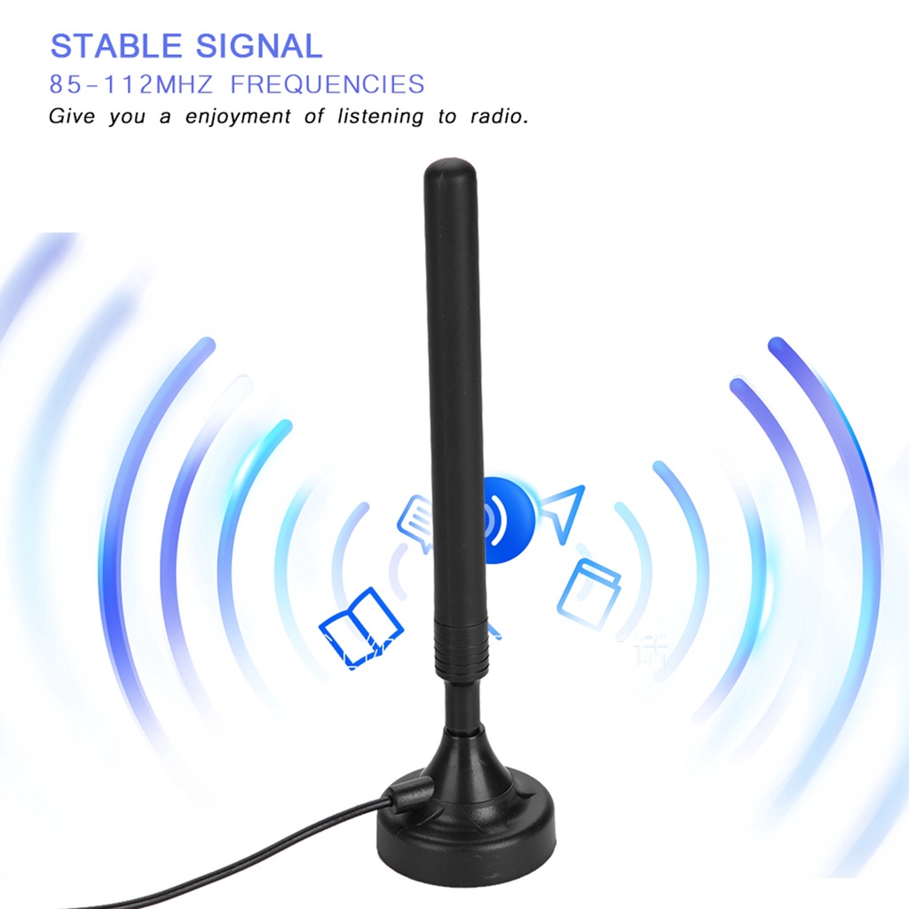 Usb Fm Antenna Household 25Db High Gain Fm Radio Antenna High Sensitivity Usb Fm Antenna For Low