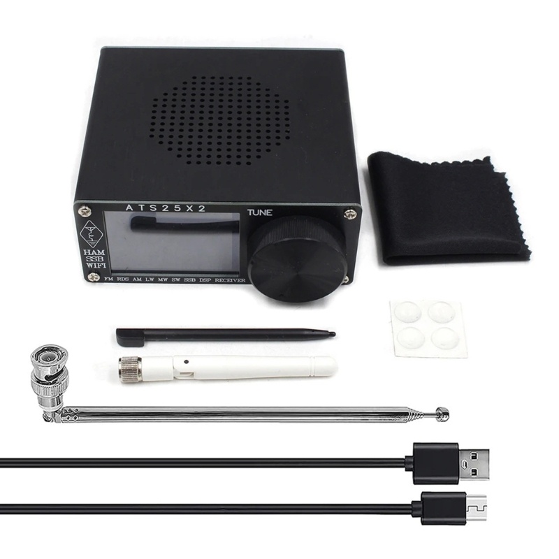 M2Ec Fullbands Radio Receiver Ats25X2 Screen Si4732 Aviation Shortwaves Radio