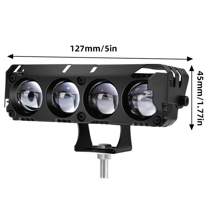 12V / 24V Lampu Sorot Tembak Mobil Lampu LED Tembak Sorot D3 SQL Lampu Tembak Sorot LED Laser 3 Mata