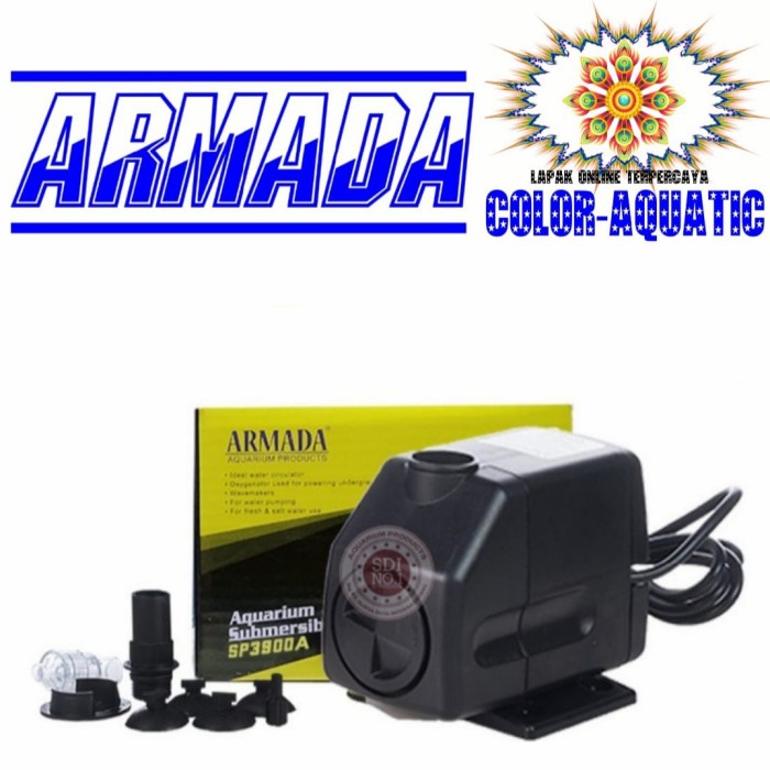 Terbaru Pompa Celup Air Aquarium Kolam Armada 3900A Mesin Celup Air