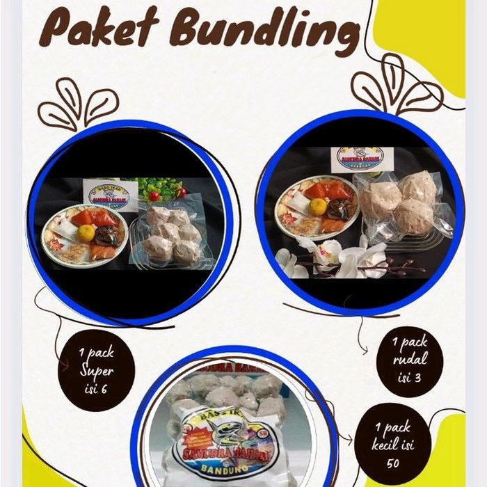 

Baso ikan paket bundling 3 pack kecil,super,rudal Food