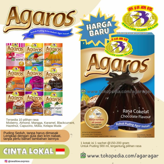 

Agaros puding lezat tinggal seduh
