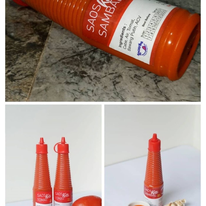 

Saos Sambal Dan Saos Tomat Free Gluten Sugar Free Debm Keto Friendly