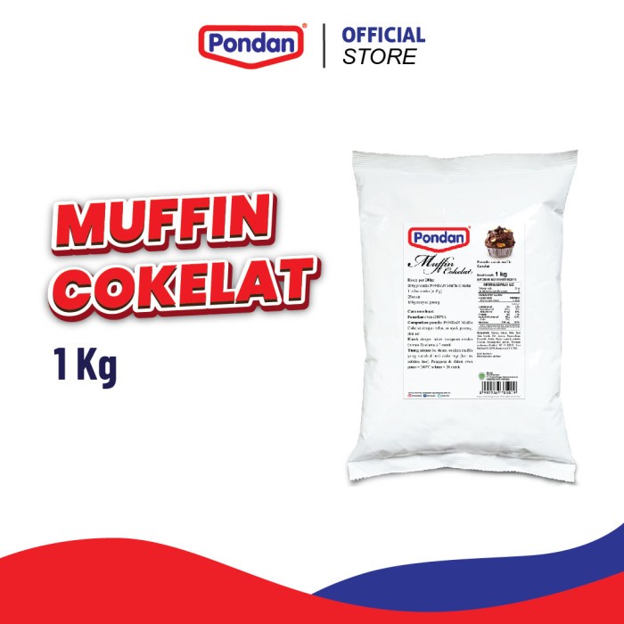 

Pondan Muffin cokelat (bulky)