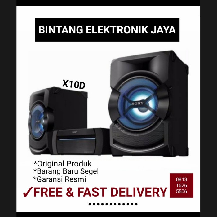 PREMIUM SONY SHAKE-10D SPEAKER HOME AUDIO SYSTEM X10D KARAOKE WITH BLUETHOOT