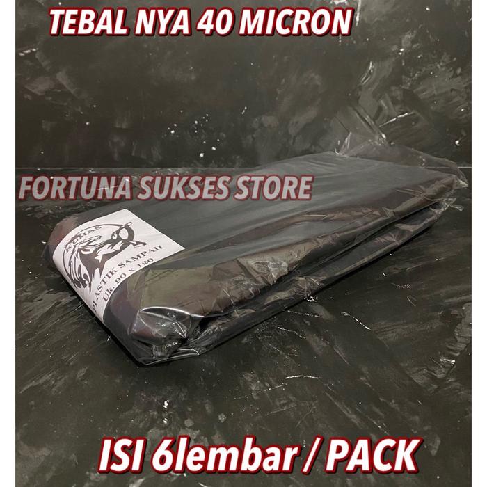 PREMIUM Trashbag 90x120cm Hitam - Kantong Plastik Sampah 90x120 Hitam / Polybag 90x120cm