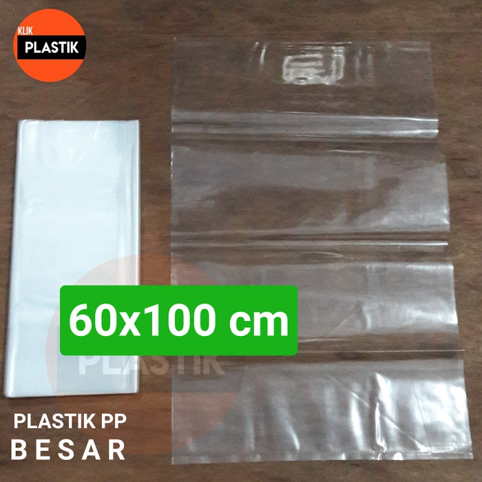 PREMIUM PLASTIK BENING BESAR 60X100CM/KANTONG SAMPAH BESAR/TAS PLASTIK LAUNDRY