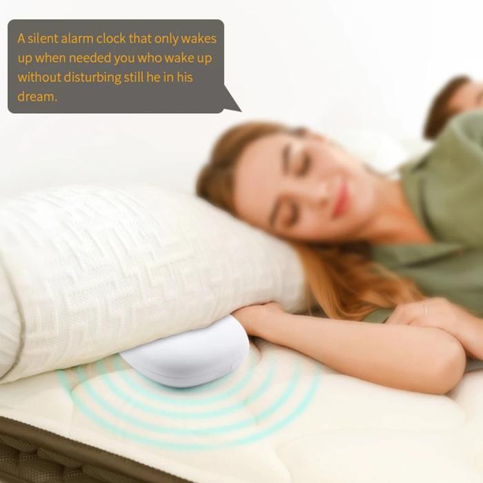JAM ALARM TIDUR GETAR RECHARGEABLE 1200MAH JAM ALARM TIDUR JAM ALARM GETAR ALARM CLOCK GETAR