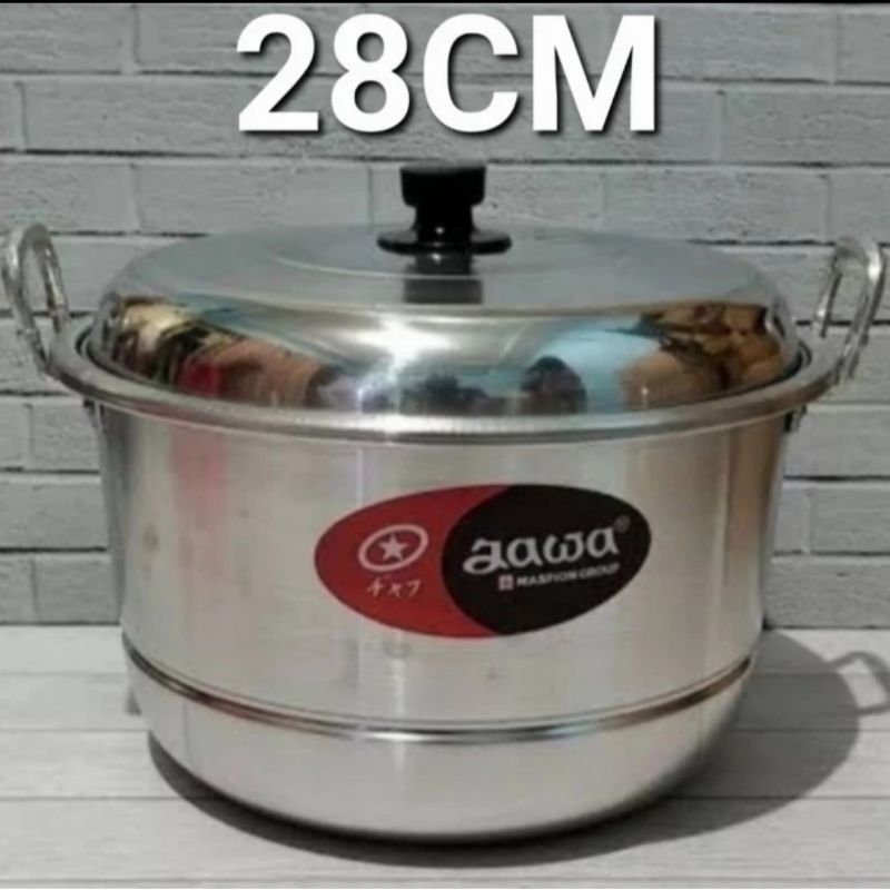 Panci langseng dandang kukusan steamer maspion jawa 28cm AY0!