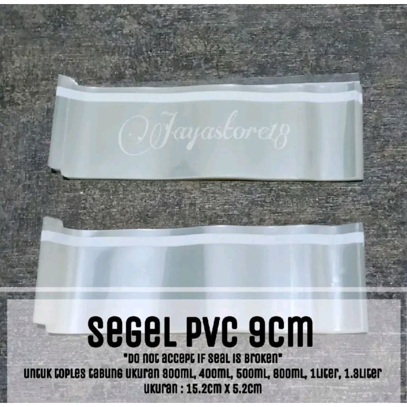 1PACK SEGEL BOTOL PLASTIK PVC SEGEL ALUMINIUM toples tabung 300ml 400ml 500ml 600ml 800ml 1liter